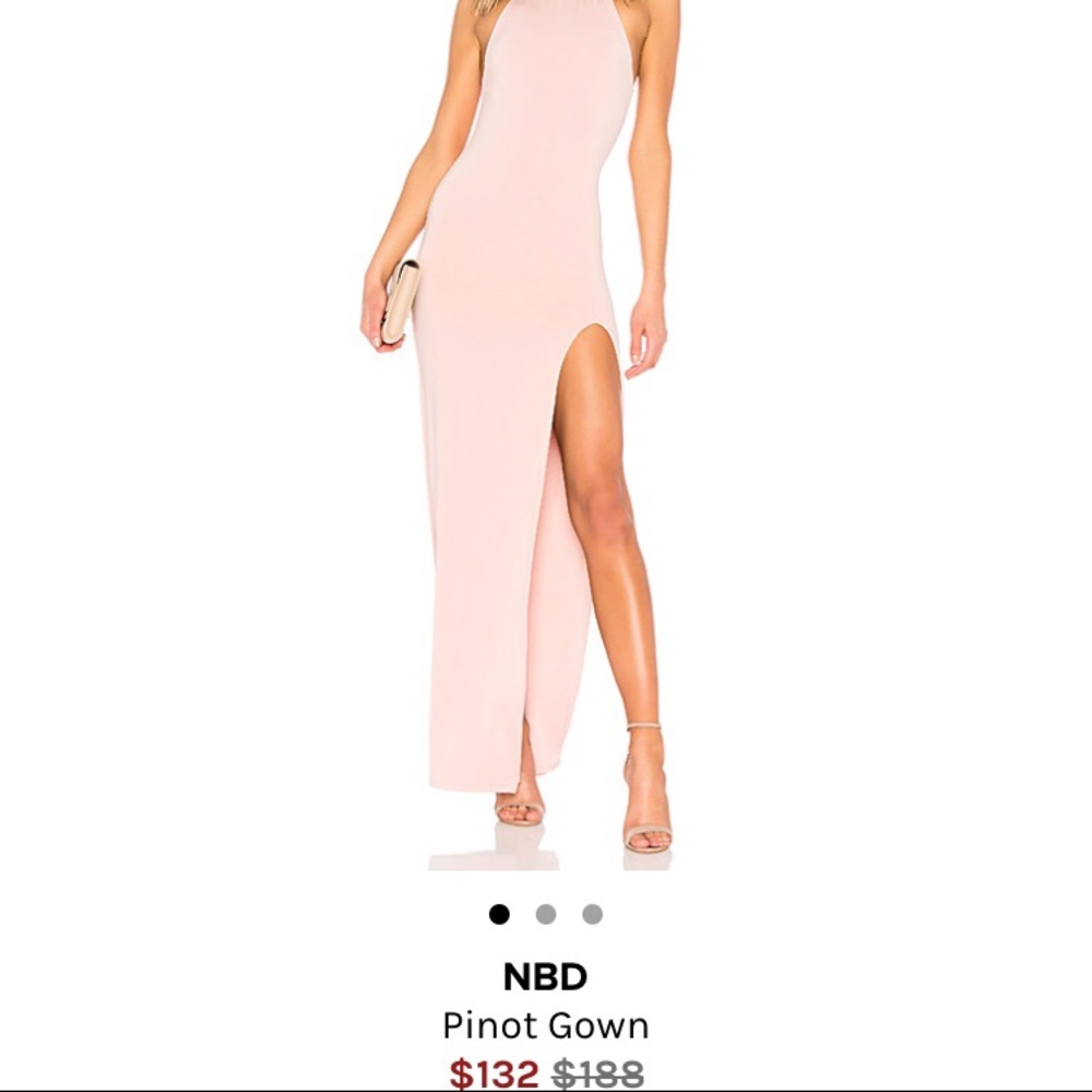 NBD Halter Fitted Maxi Dress from Revolve - Picture 2 of 6